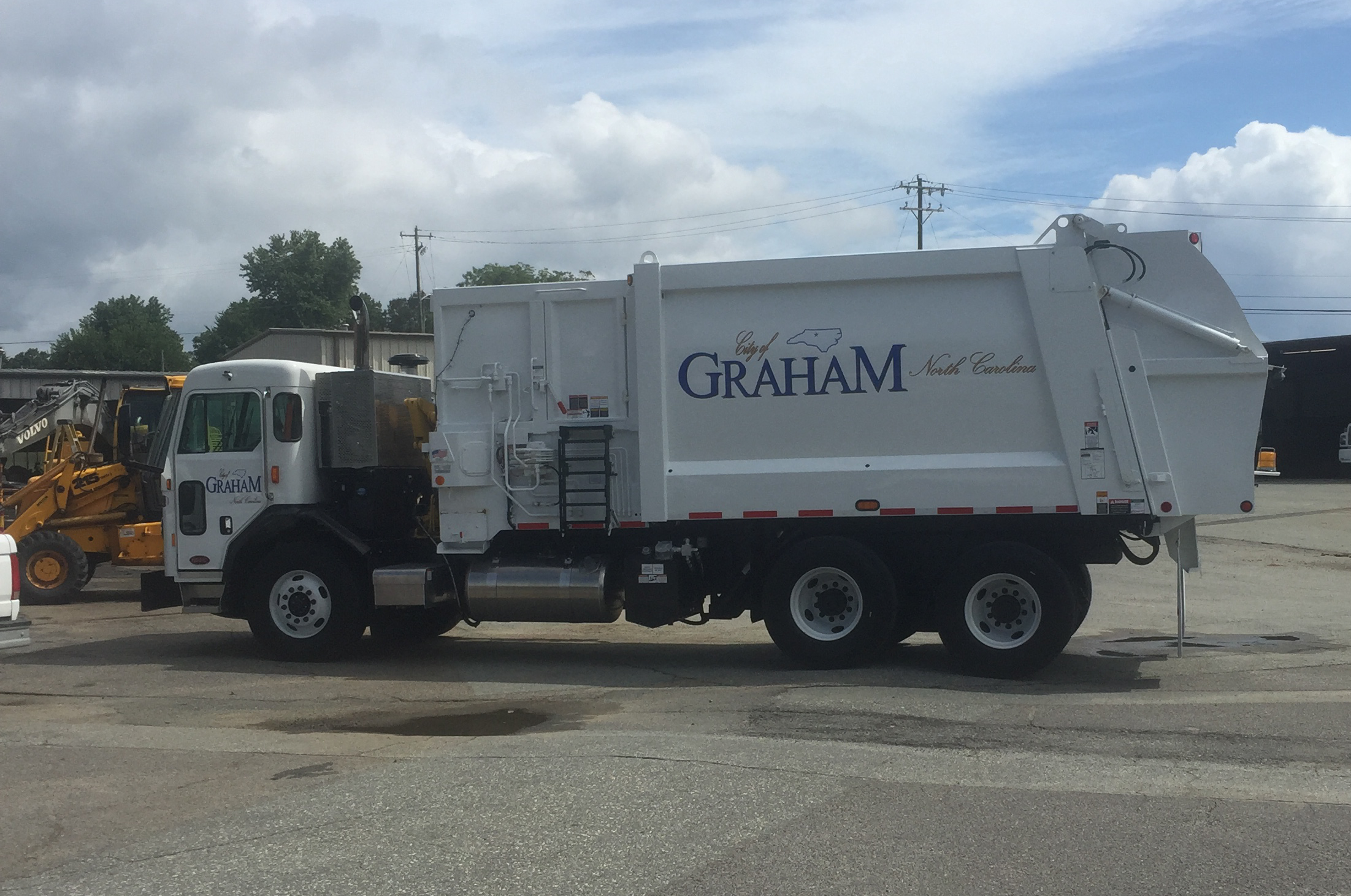 Sanitation truck from the City of Graham, N.C.