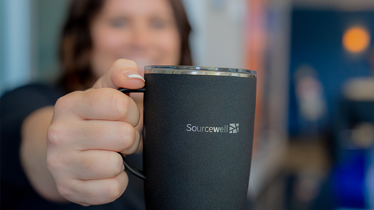 Sourcewell coffee mug