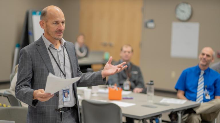 A member of the senior leadership team speaking